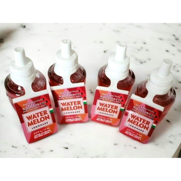 NEW Watermelon Lemonade Wallflower Refill Bulbs Bath & Body Works Lot of 4 Fruit - Picture 1 of 6